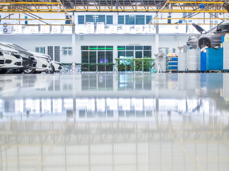 car workshop flooring