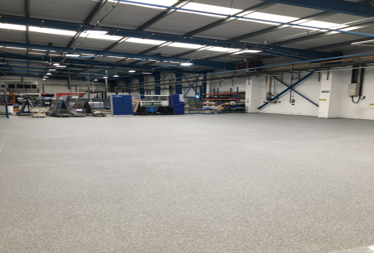 Foster Refrigerator: Epoxy Flake Flooring System