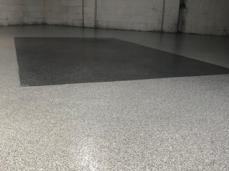 Flake flooring for industrial business