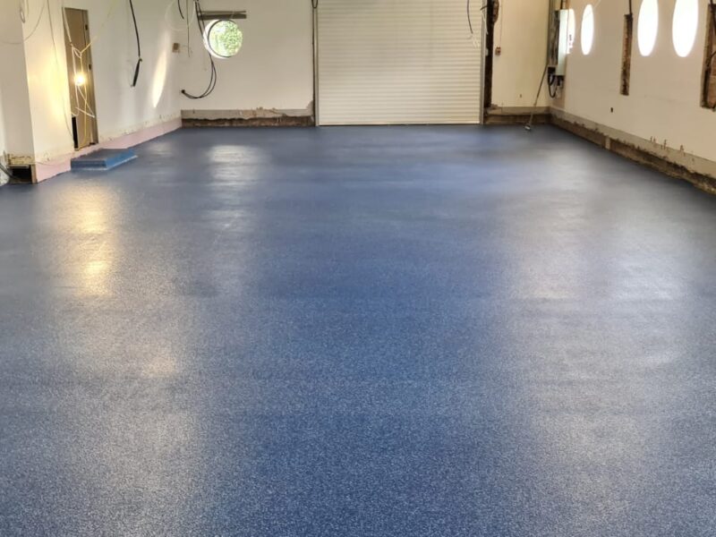 Interior of a business building